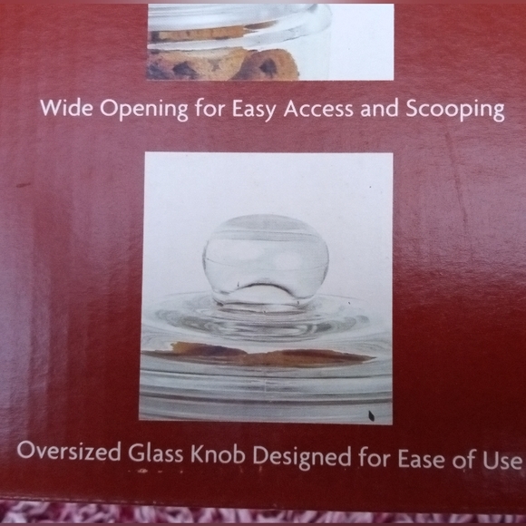 NIB Glass Canister Twisted Chocolate - Picture 6 of 10